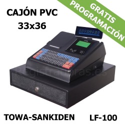 Caja registradora LF-100 TOWA-SANKIDEN Negra (Cajon 36x33)